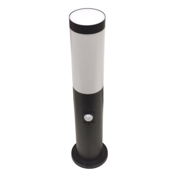 LOPPA Outdoor Lamp with Sensor 1xE27/60W/230V 45 cm IP44 Black