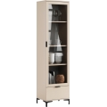 LORA Beige Display Cabinet