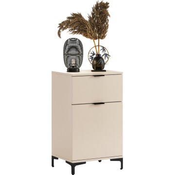 LORA Cabinet with Drawer, Beige