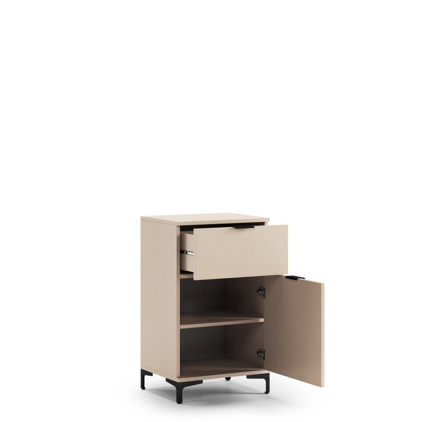 LORA Cabinet with Drawer, Beige