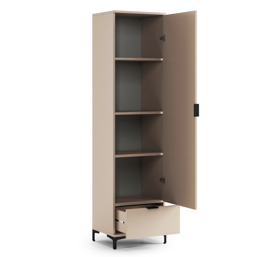 LORA Cabinet with Drawer, Beige