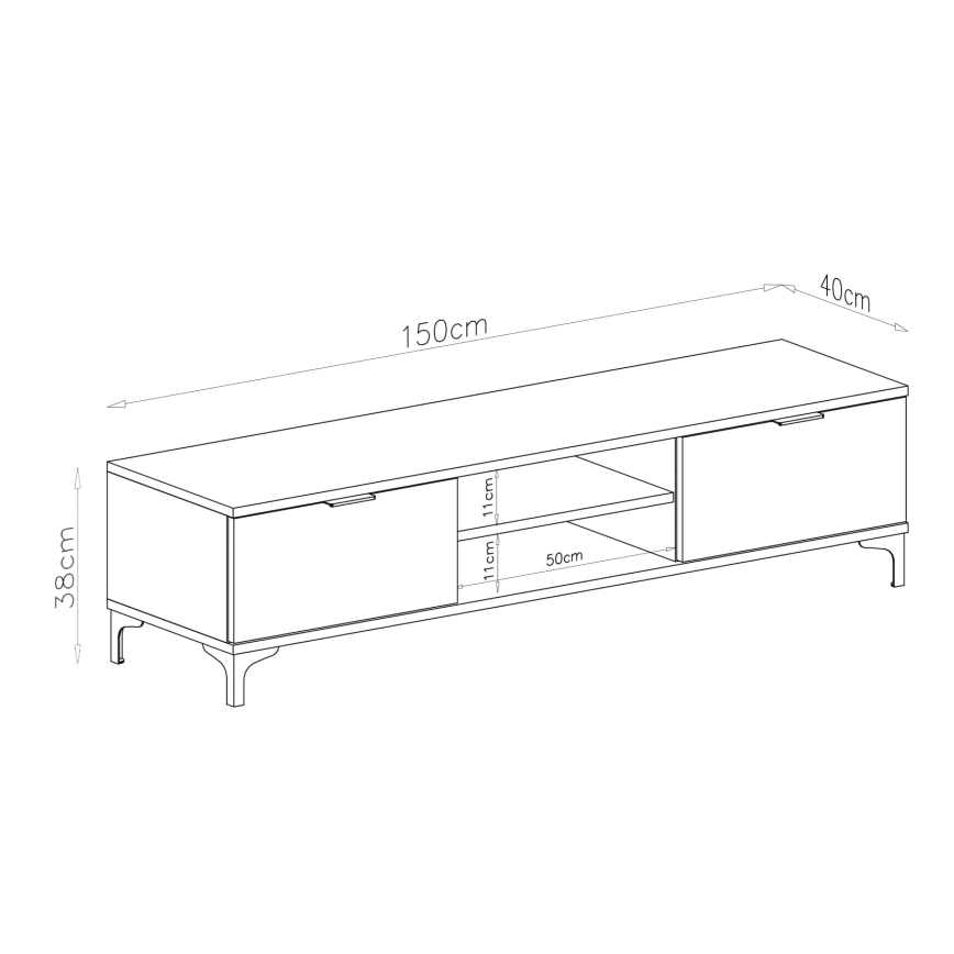 LORA TV Stand, Beige