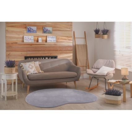 LOREN Anti-Slip Rug 160 x 230 cm, Grey