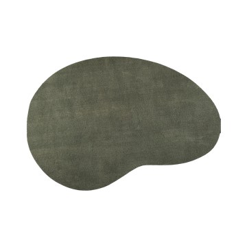 LOREN Non-Slip Area Rug 160x230 cm, Dark Green