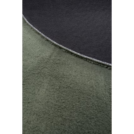 LOREN Non-Slip Area Rug 160x230 cm, Dark Green