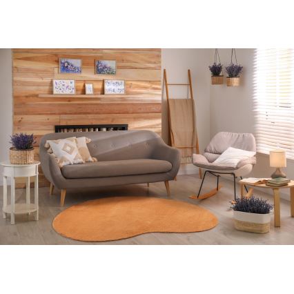 LOREN Non-Slip Rug 160 x 230 cm, Orange