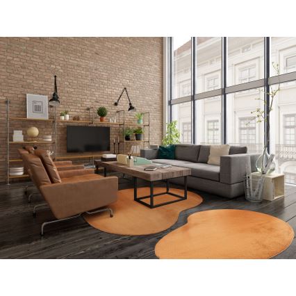LOREN Non-Slip Rug 160 x 230 cm, Orange