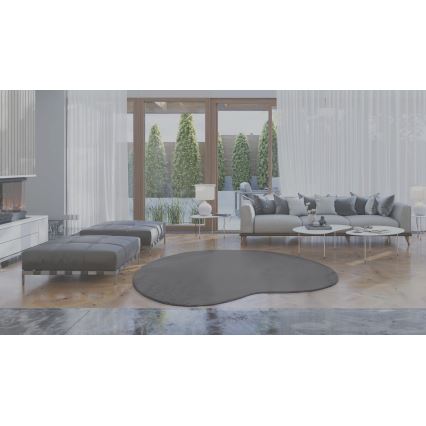 LOREN Non-Slip Rug 160x230 cm Anthracite