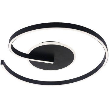 LORENZO LED Ceiling Light 22W/230V, Ø 50 cm, Black