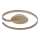 LORENZO LED Ceiling Light, 22W/230V, Ø 50 cm, Gold