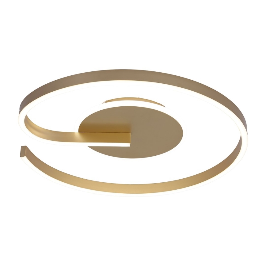 LORENZO LED Ceiling Light, 22W/230V, Ø 50 cm, Gold