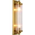LORENZO Wall Light, 2x E14/40W/230V, Gold Finish