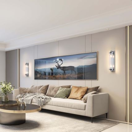 LORENZO Wall Light 2xE14/40W/230V, Polished Chrome