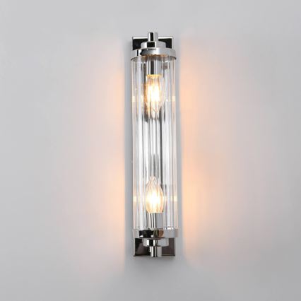 LORENZO Wall Light 2xE14/40W/230V, Polished Chrome