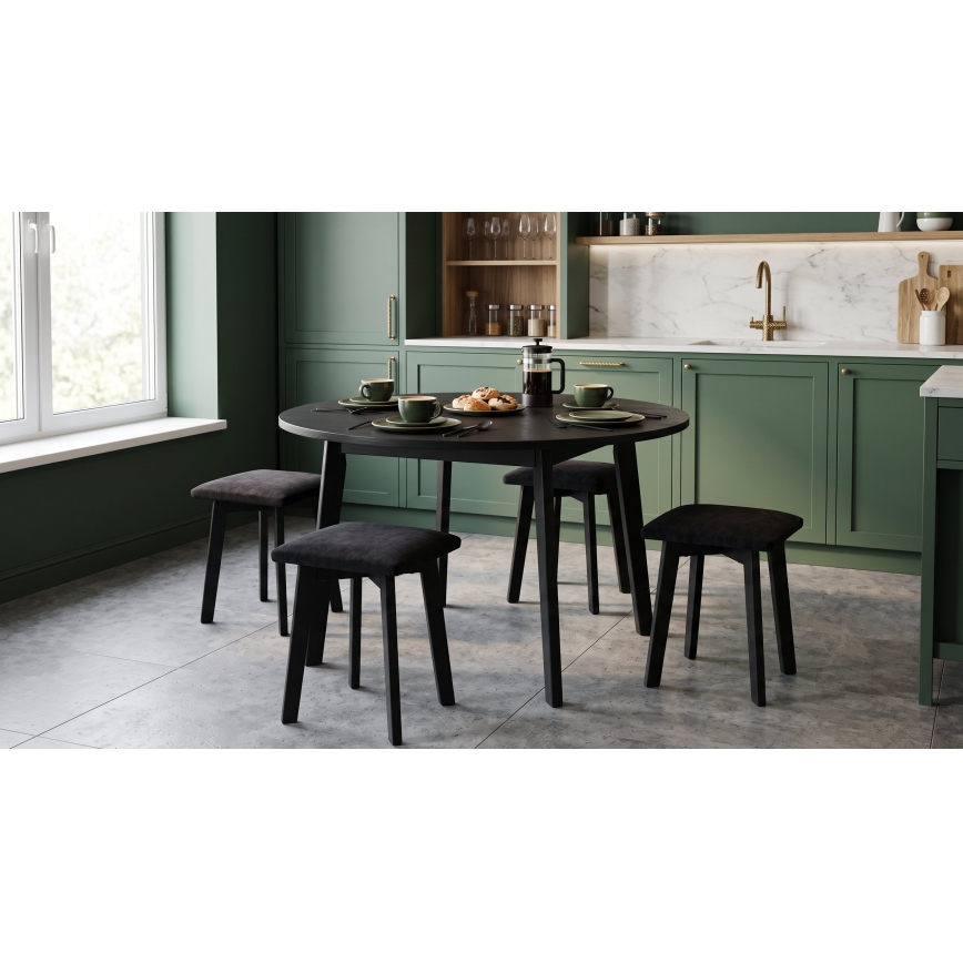 LUBE Stool 36x36 cm Black