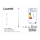 Lucande - Chandelier on a string NORDWIN 1xGU10/35W/230V
