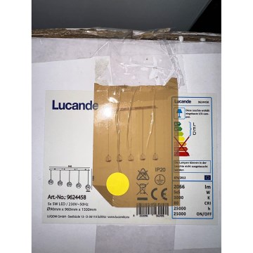 Lucande - LED Chandelier on a string HAYLEY 5xLED/5W/230V