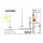 Lucande - LED Dimmable floor lamp MARGEAU 7xLED/4,7W/230V