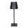 LUCCA LED Dimmable Rechargeable Touch Table Lamp, 3.7V, 3000/4000/6500K, 2000 mAh, Black