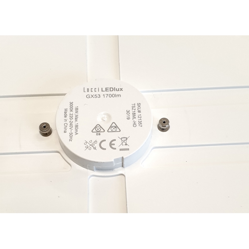 Lucci air 121357 - LED Ceiling light for a fan LED/18W/230V