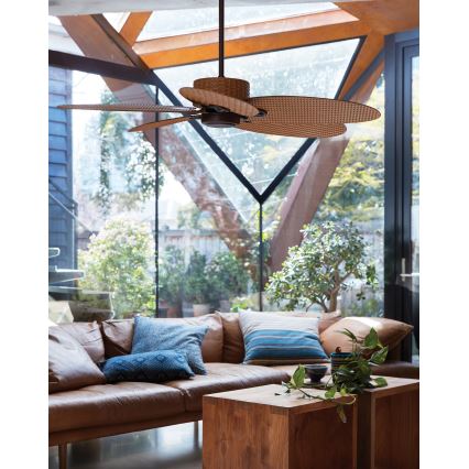 Lucci air 210295 - Ceiling fan FIJIAN brown