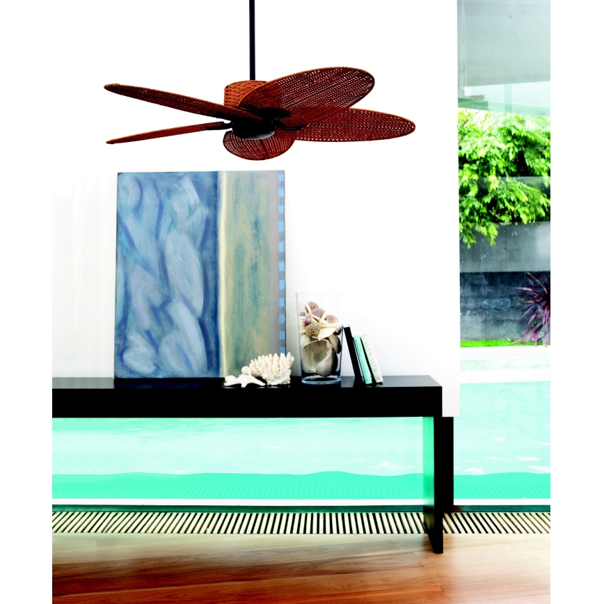 Lucci air 210295 - Ceiling fan FIJIAN brown