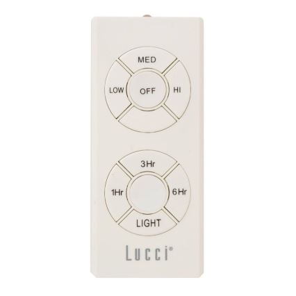 Lucci Air 210334 - Ceiling fan AIRFUSION QUEST 1xE27/60W/230V wood/matte chrome + remote control