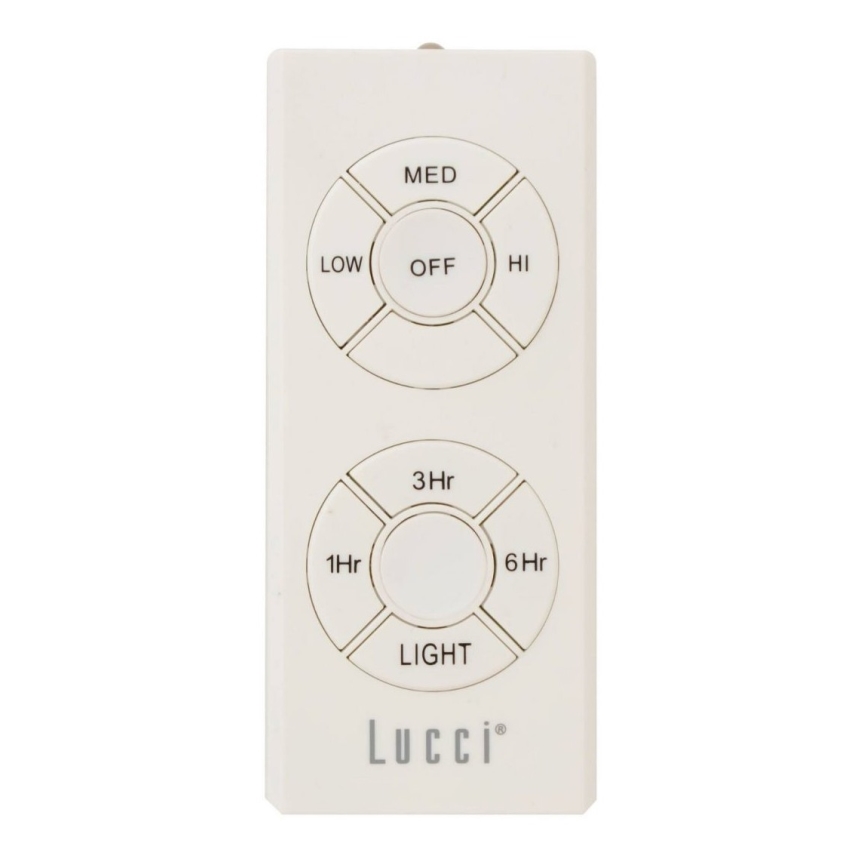 Lucci Air 210334 - Ceiling fan AIRFUSION QUEST 1xE27/60W/230V wood/matte chrome + remote control