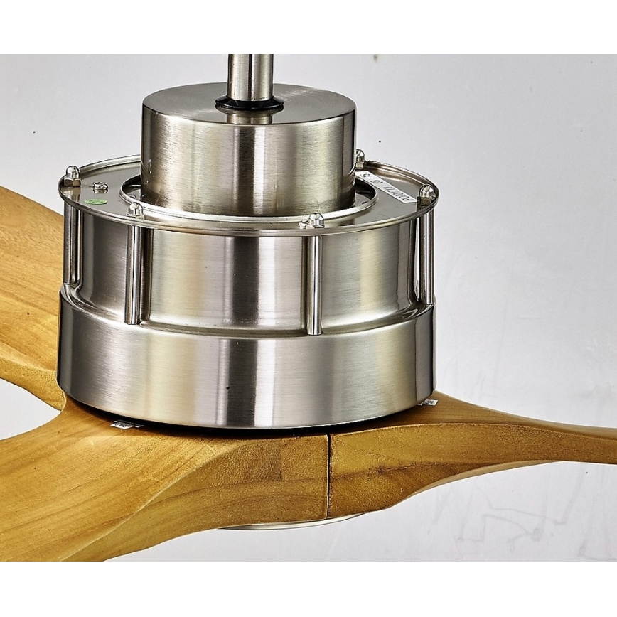 Lucci air 210506 - Ceiling fan AIRFUSION AKMANI paulownia/brown + remote control