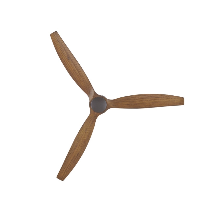 Lucci air 210507 - Ceiling fan AIRFUSION AKMANI paulownia/black + remote control