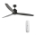 Lucci air 210508 - Ceiling fan AIRFUSION AKMANI paulownia/black + remote control