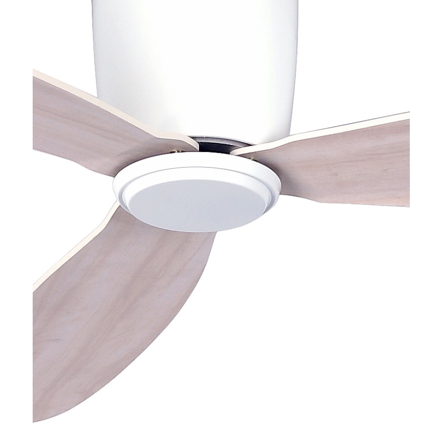 Lucci air 210518 - Ceiling fan AIRFUSION RADAR white/wood + remote control