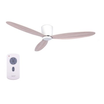 Lucci air 210518 - Ceiling fan AIRFUSION RADAR white/wood + remote control