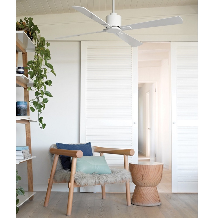 Lucci Air 210521 - Ceiling fan AIRFUSION CLIMATE wood/white + remote control