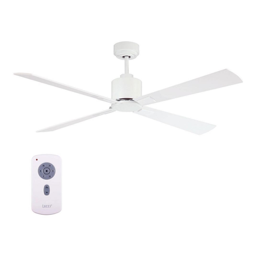 Lucci Air 210521 - Ceiling fan AIRFUSION CLIMATE wood/white + remote control