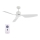 Lucci Air 210528 - Ceiling fan AIRFUSION CLIMATE II white + remote control