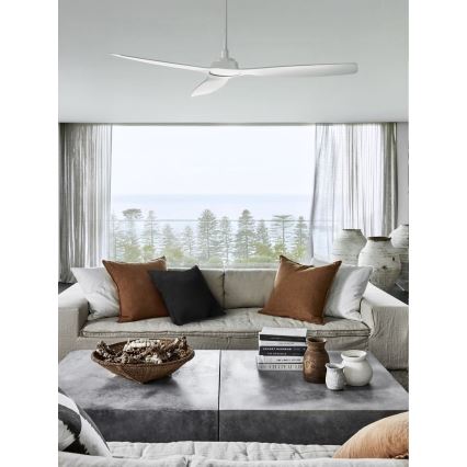 Lucci Air 210650 - Ceiling fan MOTO white + remote control
