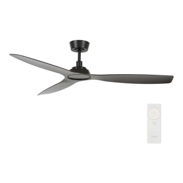 Lucci Air 210651 - Ceiling fan MOTO black + remote control
