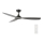 Lucci Air 210651 - Ceiling fan MOTO black + remote control