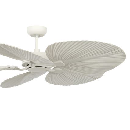 Lucci Air 21065449 - Ceiling fan BALI d. 132 cm white/creamy + remote control