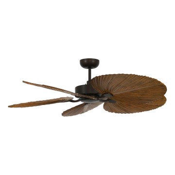 Lucci Air 21065549 - Ceiling fan BALI d. 132 cm brown + remote control