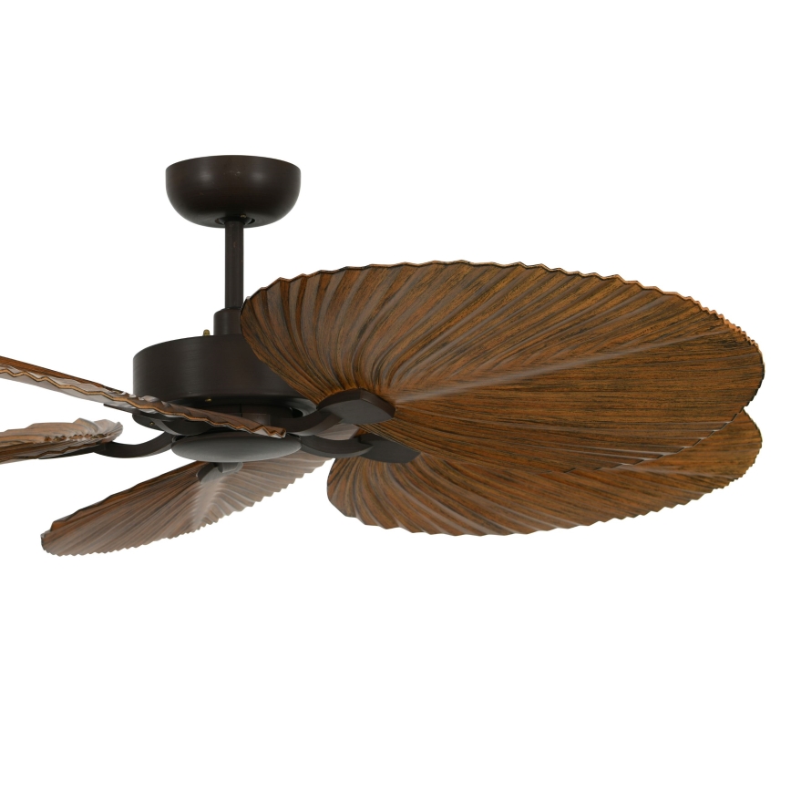 Lucci Air 21065549 - Ceiling fan BALI d. 132 cm brown + remote control