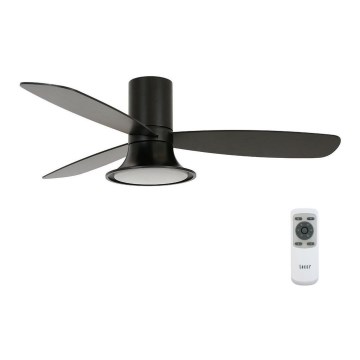 Lucci Air 210662 - LED Dimmable ceiling fan FLUSSO 1xGX53/18W/230V wood/black + remote control