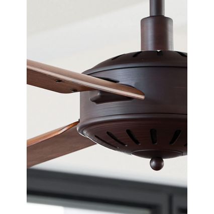 Lucci Air 211017 - Ceiling fan CAROLINA brown