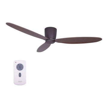 Lucci Air 212883 - AIRFUSION RADAR Ceiling Fan, Wood/Brown, 132 cm Diameter, with Remote Control