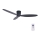 Lucci Air 212884 - Ceiling fan AIRFUSION RADAR black + remote control