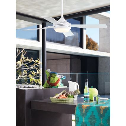 Lucci air 212898 - LED Dimmable ceiling fan MOONAH 1xGX53/21W/230V white + remote control