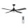 Lucci air 212899 - LED Dimmable ceiling fan MOONAH 1xGX53/21W/230V black + remote control