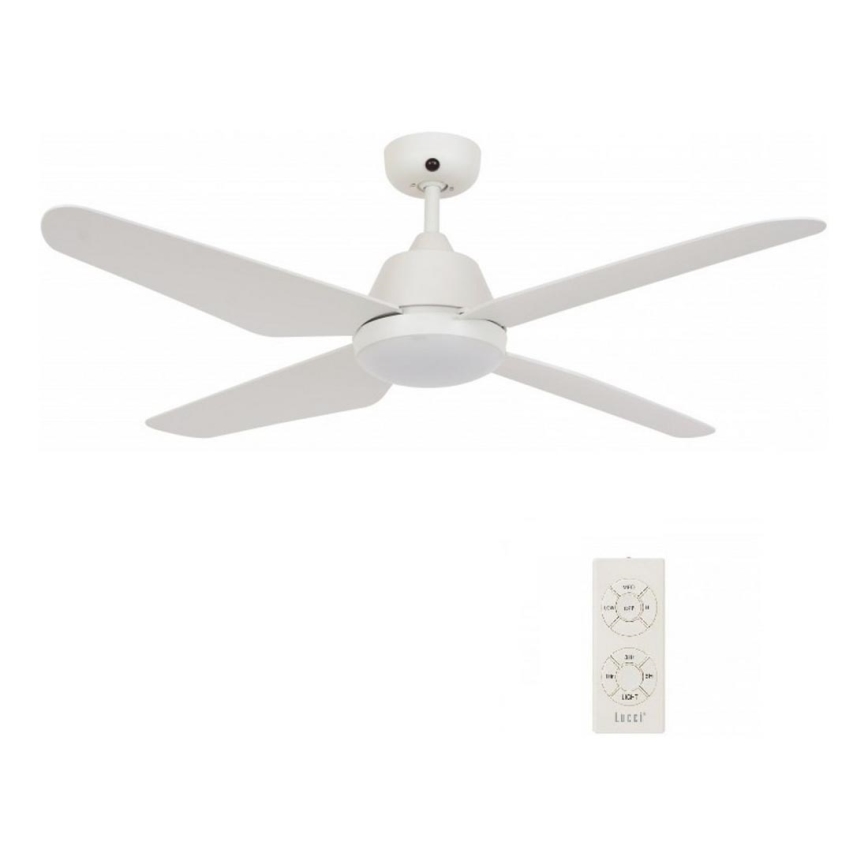 Lucci Air 212994 - LED Ceiling fan ARIA LED/18W/230V white + remote control