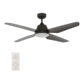 Lucci Air 212998 - LED Ceiling fan ARIA LED/18W/230V black + remote control